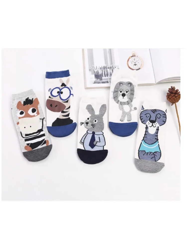 2022 Wholesale 10pairs/lot! Women Funny Cartoon Animal Socks Girls  Soft Cotton Cute Socks