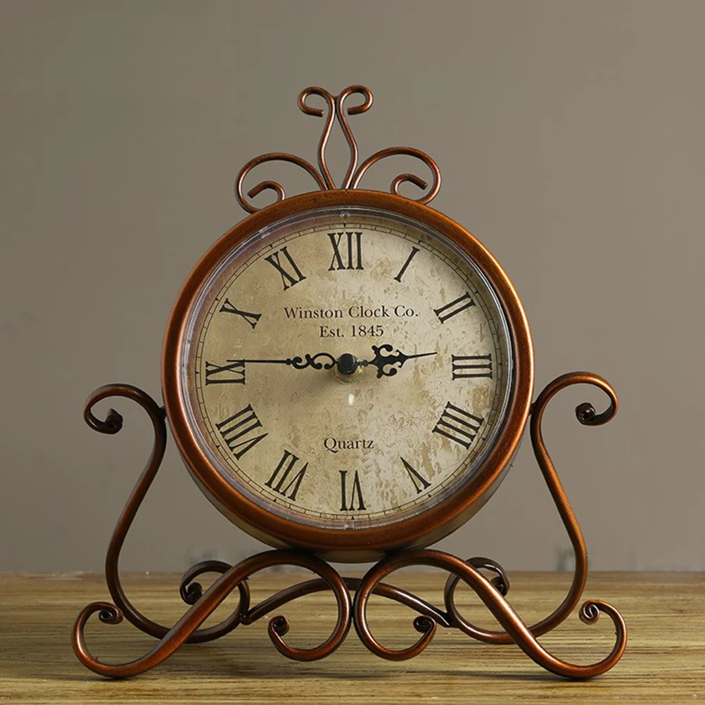 1PC Non Ticking Table Clock Table Clock Table Clock Table Clock Decoration Desk Clock Desktop Clock