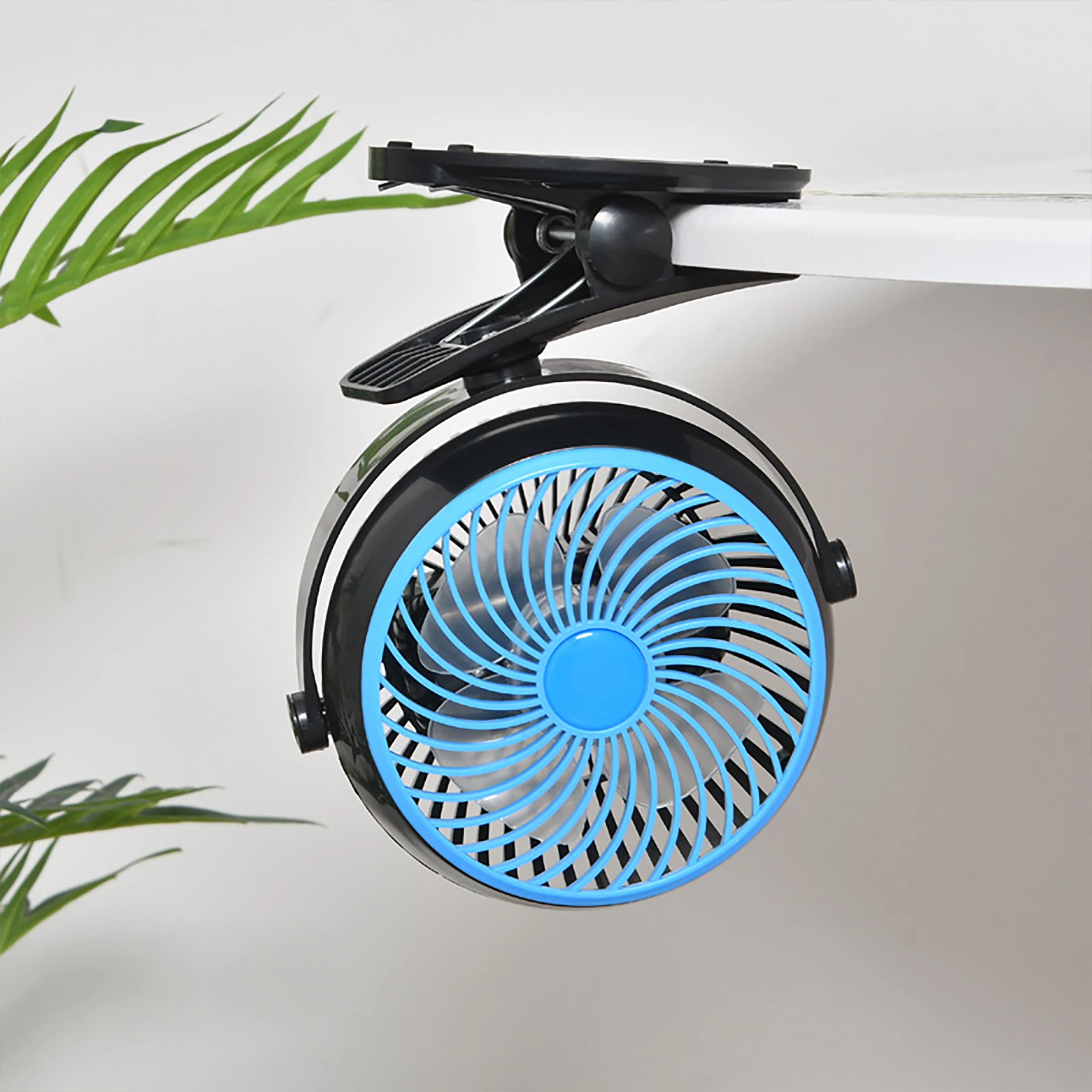 

Portable Clip-On Desk Fan Home Rechargeable Strong Airflow Personal Cooling Fan 360 Degree Rotation Adjustable