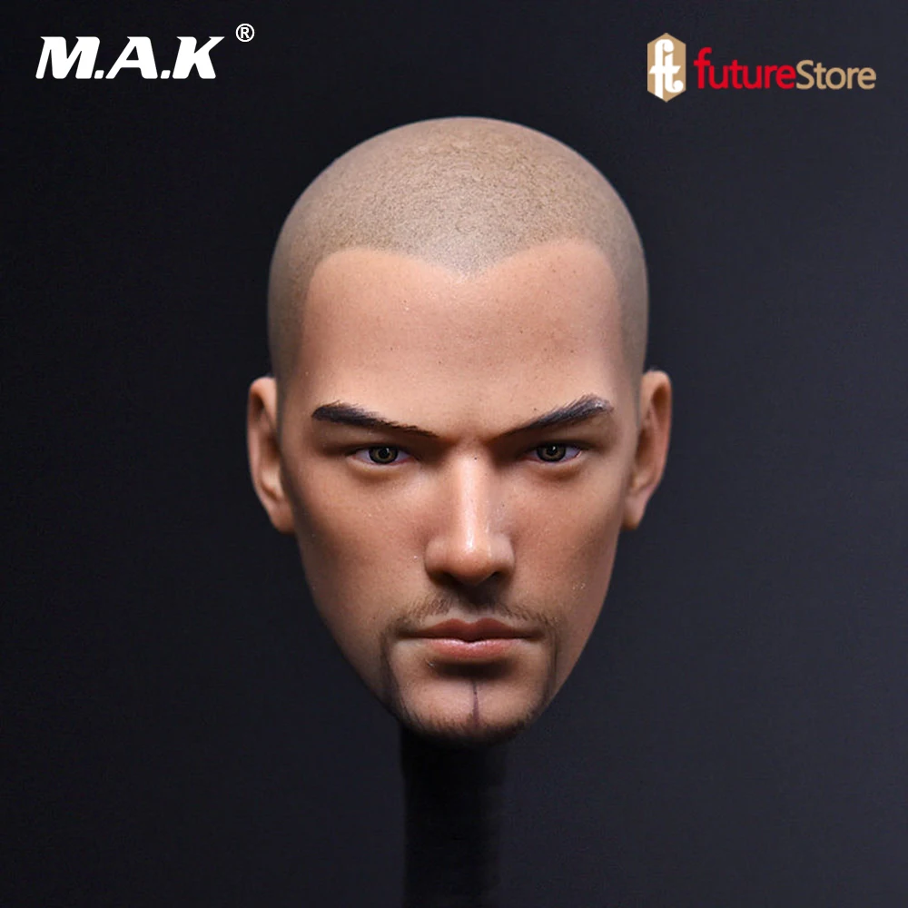 

FT 1/6 Fighting God Holy Monk Beard Version Male Head Sculpt Model for Mens Body Collection PleaseMent