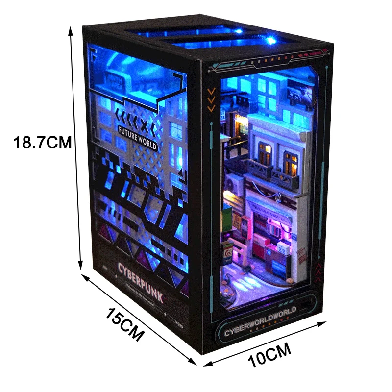 

Деревянный набор для сборки миниатюрного уголка книги Future World