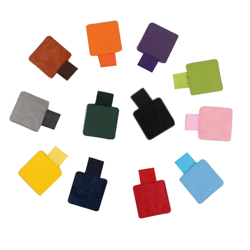

12 Pcs Self-Adhesive Notebook Pen Loop Holder Set,Faux Leather Pen Holder With Elastic Loop For Pens