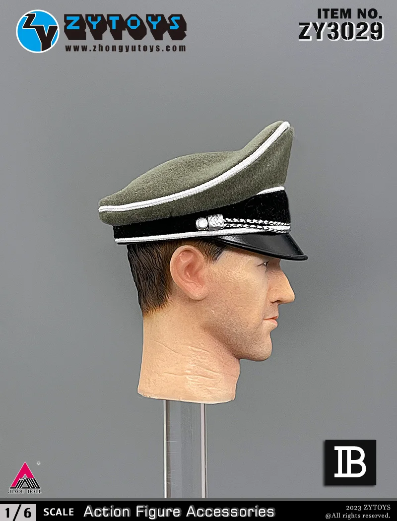 ZYTOYS масштаб 1/6 ZY3029 немецкая большая широкая шляпа офисная кепка модель подходит