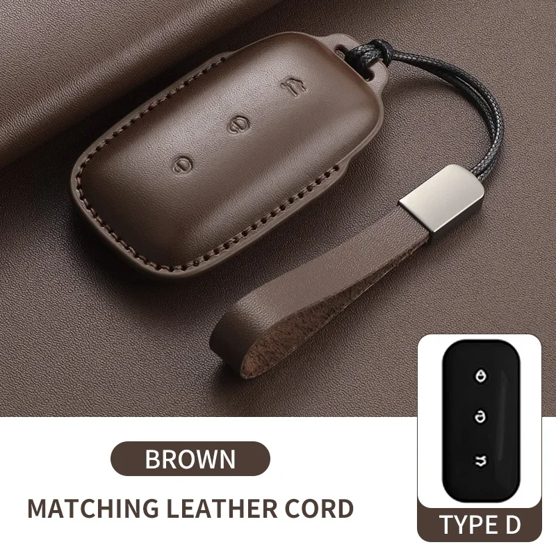 

Кожаный чехол для автомобильного ключа Geely Galaxy L7 2022-2025 L6 Max 1.5t Plus Air Pro Galaxy L7 Max E8 E5 Защитная сумка для автомобильного ключа