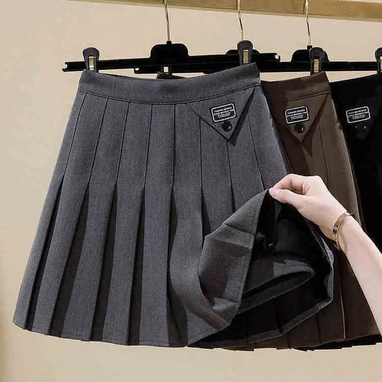 

Pleated Skirt for Teenagers and Girls 2022 New Spring and Autumn Children's High Waist Slim Academy Style A-line Skirt