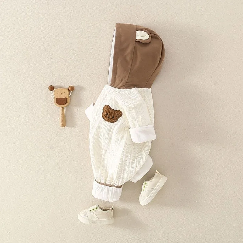 Детский Теплый комбинезон с капюшоном на Возраст 4-2 года