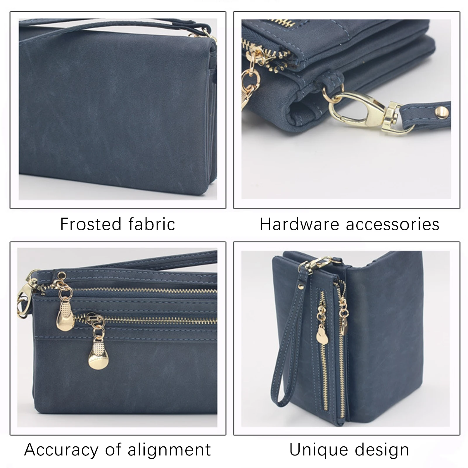 Унисекс водонепроницаемый длинный держатель для карт из искусственной кожи