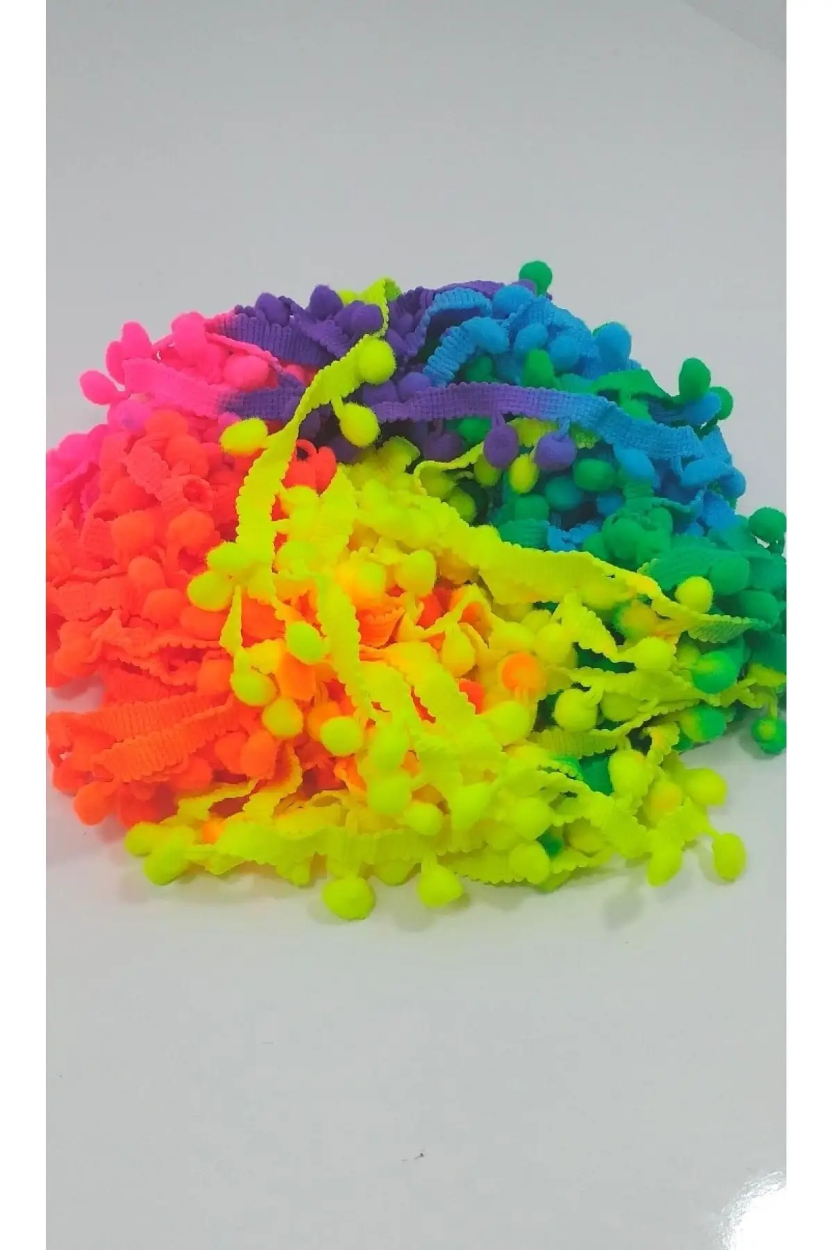 

Mixed colorful pompom ribbon decorative hobby supplies & entertainment life