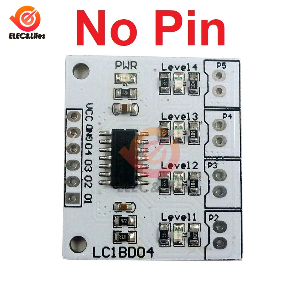 DC 5 В 7-12MA 4 цифровой индикатор уровня воды и жидкости плата контроллера сенсорный