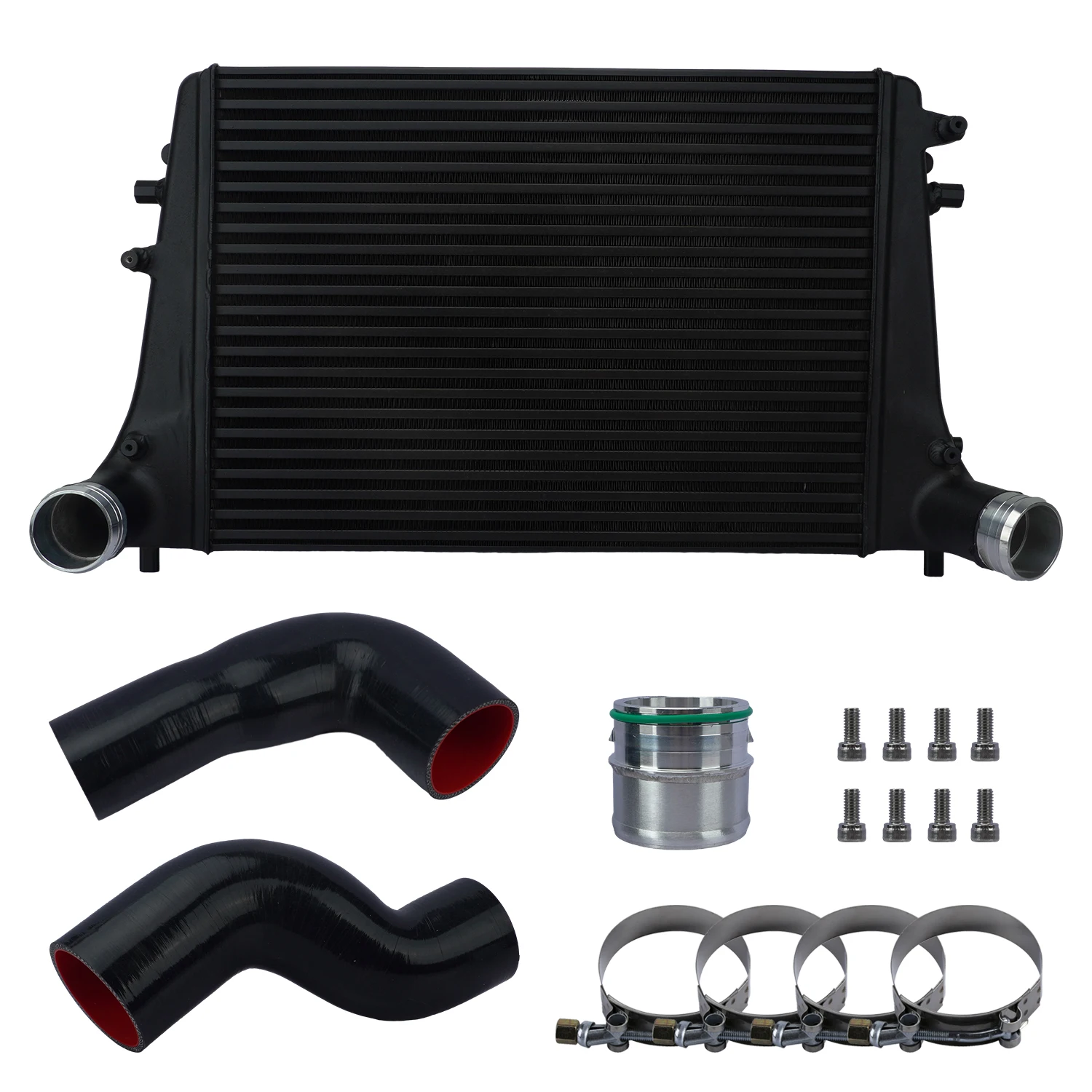 

Комплект переднего интеркулера подходит для VW Golf MK5 MK6 GTI Passat B6 B7 CC Scirocco III R Jetta V VI Audi A3 S3 TT TTS 1.8T 2.0T