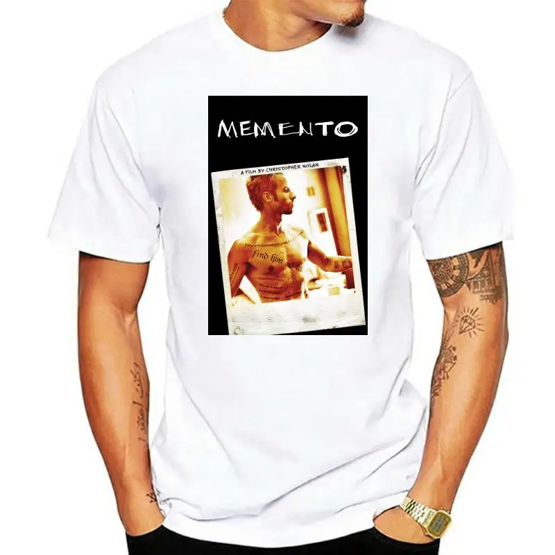 

MEMENTO T SHIRT Bluray Dvd Movie Poster Tee SMALL MEDIUM LARGE or XXXL Print T Shirt Summer Short The New