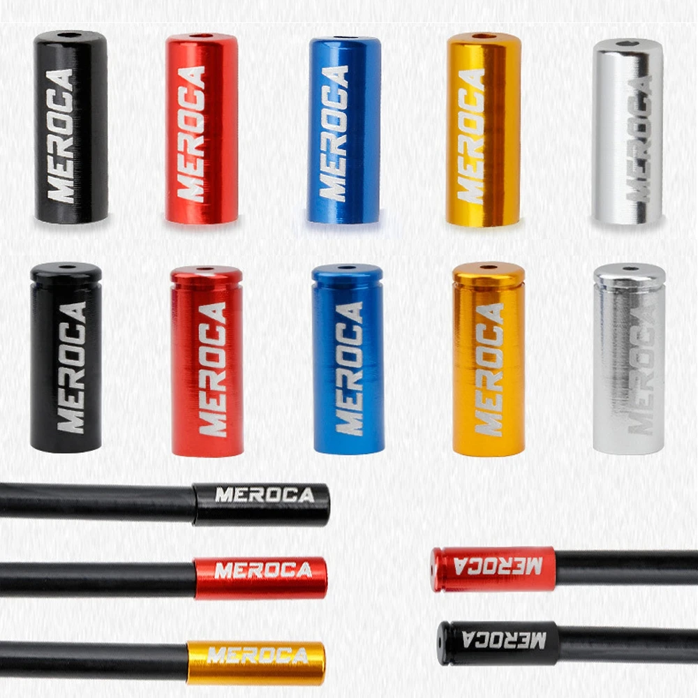 

Quality Accessories Derailleur Shift Brake Aluminum Alloy Dust Cover Cable End Cap Wire Tip Housing Ferrules Crimps