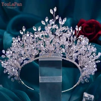 youlapan hp361 wedding crowns and tiaras bridal hairbands rhinestone bride headbands women hair accessories for pageant headwear