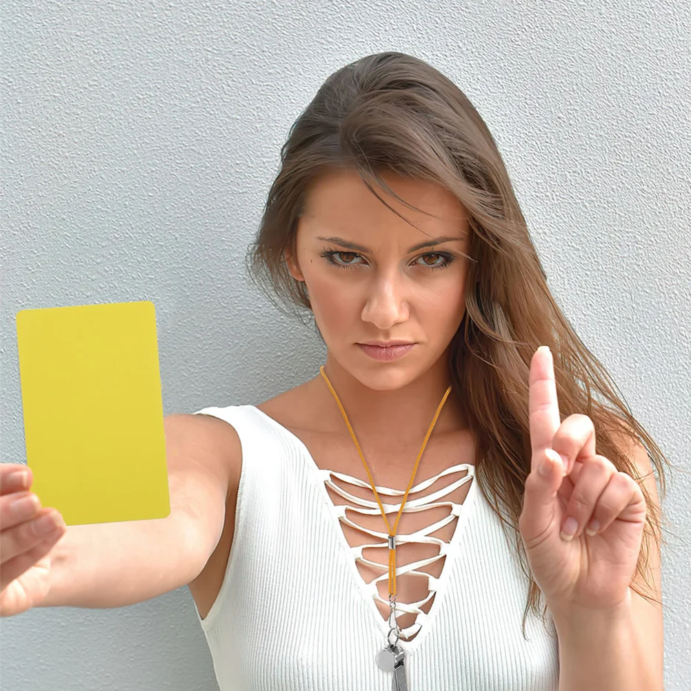 

Soccer Cards Football Referee Notepad Pen Accessory Supply Match Standard Sports Balls