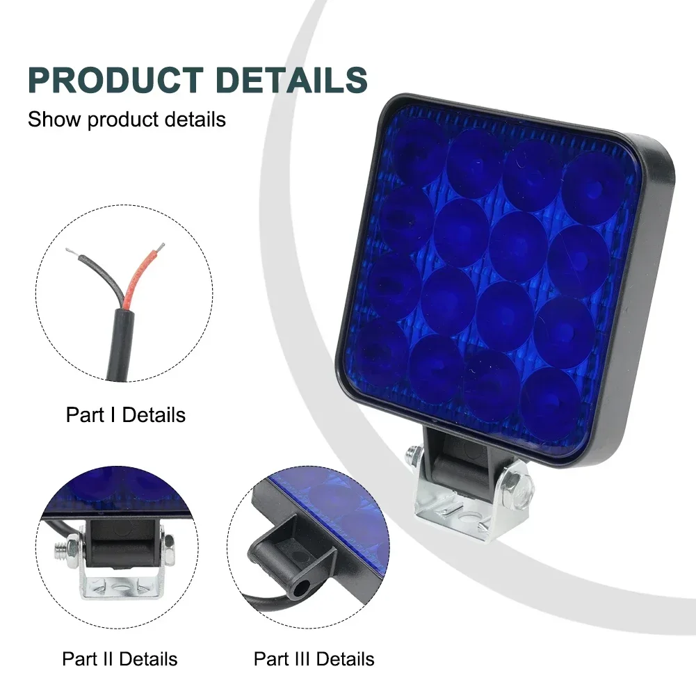 Фонарь Рабочая лампа 12 В/24 В 48 Вт 16 светодиодов ABS и светильник грузовик