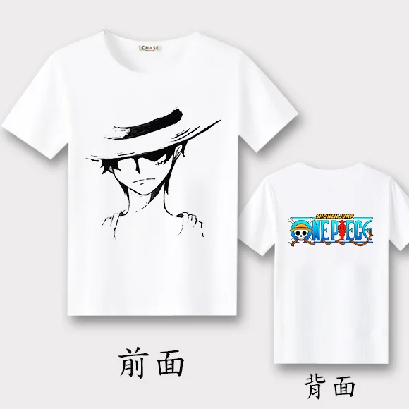 

One Piece T-shirt Luffy Ace Zoro Summer Short Sleeve Boys and Girls Comfortable Casual Short Sleeves Boys Clothes