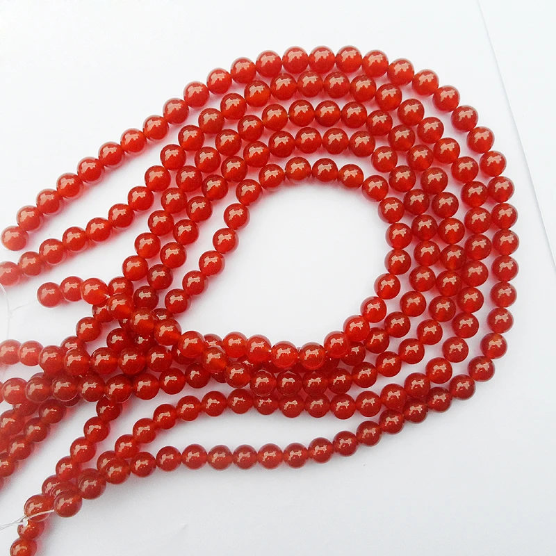 

onlyfans 2 Rupees Items 6MM Natural Red agate bead stone Onyx carnelian Loose beads For necklace bracelet Making 60-62 bead
