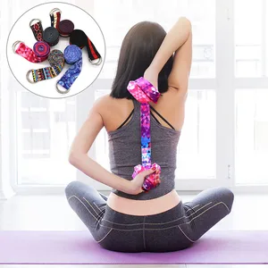 Imported Multi-Colors Women Yoga Stretching Belt Fitness Men And Women Sports Accessories Resistance Elastic 