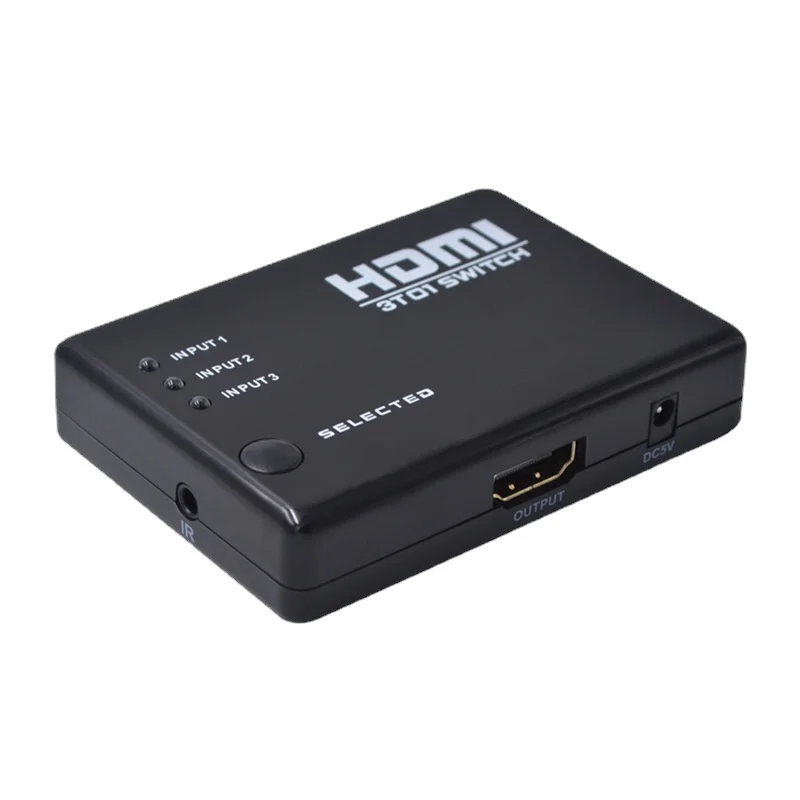 

Source factory HDMI switcher 3 in 1 out HD switch HDMI converter 3X1