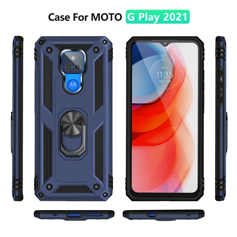 shockproof phone case for motorola one macro 5g fusion ring armor protective cover for moto edge s 20 pro lite g stylus play free global shipping