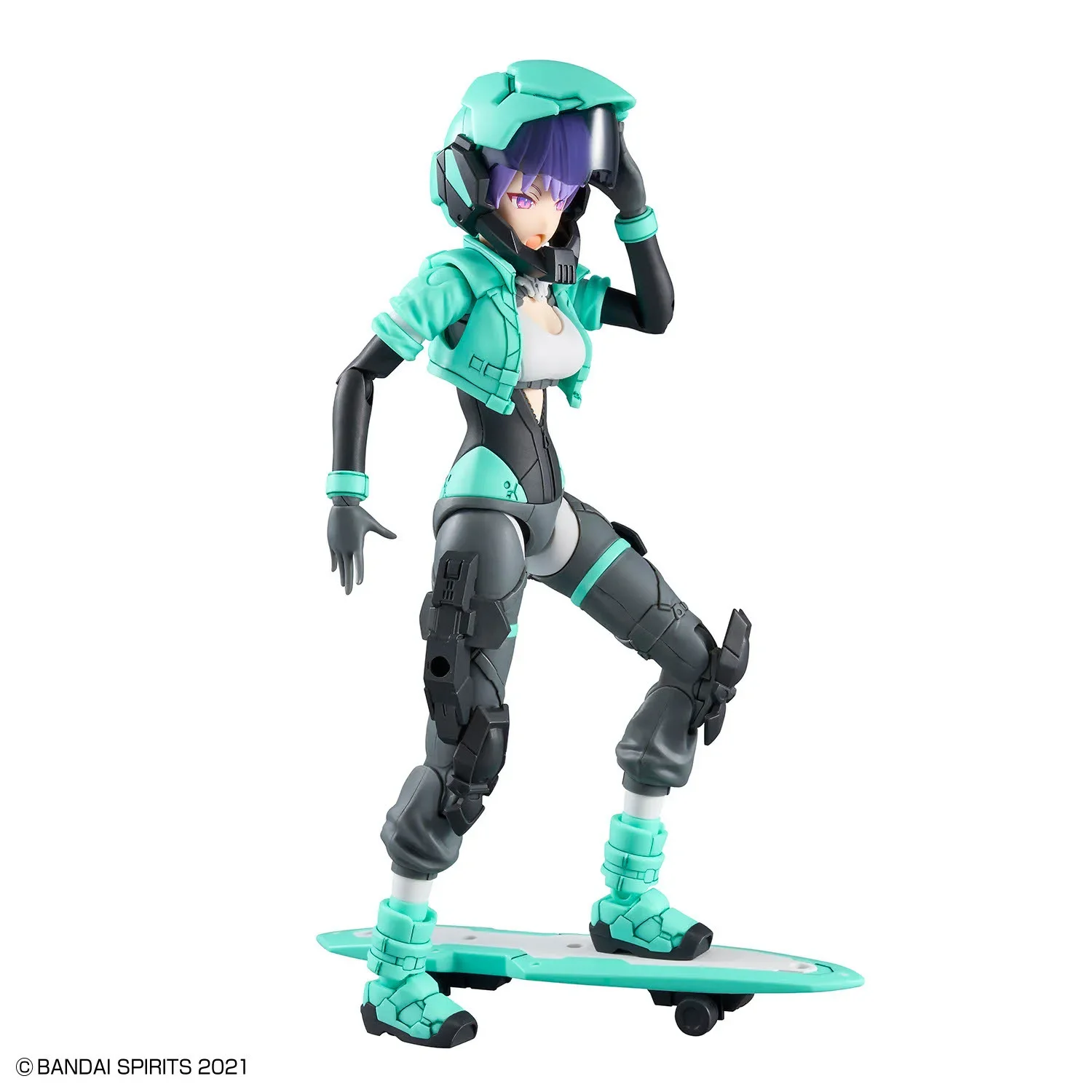 Фото BANDAI 30MS SIS-V00 RYDRA [Цвет А] ~Одежда для скейтбордисток~ Фигурка мобильного костюма девушки из аниме, сборная модель, коллекционная игрушка №5