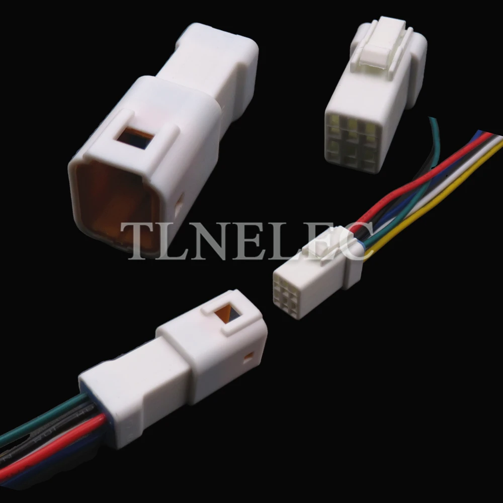 6-контактный автомобильный небольшой разъем питания с проводами, Автомобильный штекер, гнездо, соединители жгута проводов 06T-JWPF-VSLE-D 06R-JWPF-VSLE-D