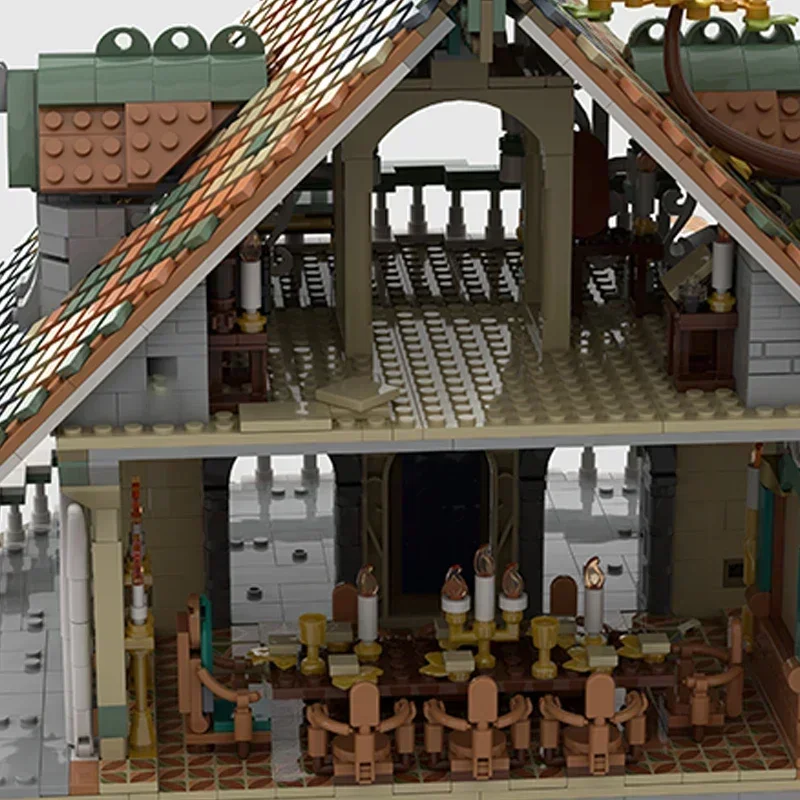 Конструктор Moc модель Король-улица Модульные строительные блоки подарки