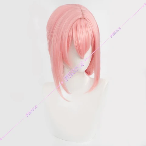 ZZZ Tsukishiro Yanagi Косплей Парик Zenless Zone Zero Длинные Мягкие Розовые Волосы Черные Очки Женщины Интеллектуальный Вигляд Cos Опора Ролевые Игры