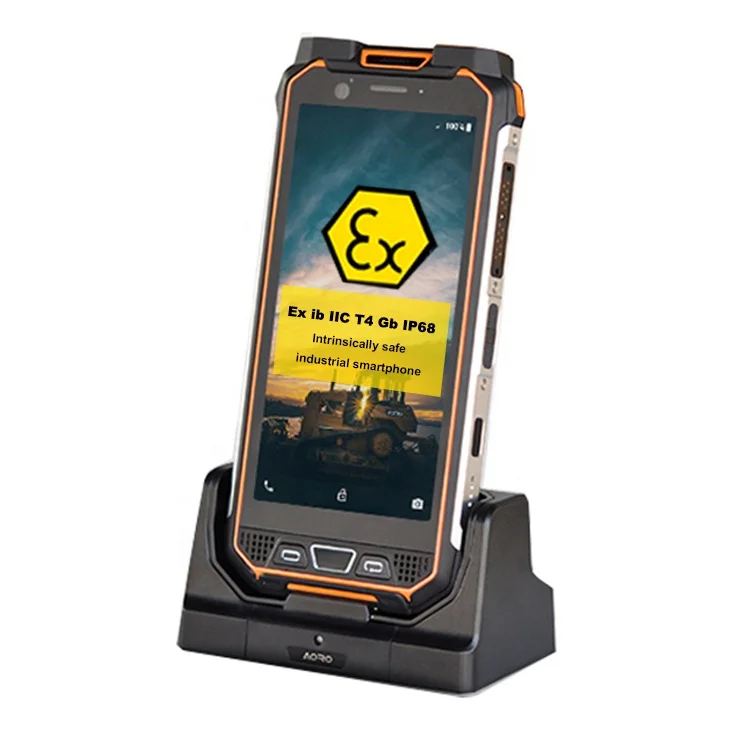 

IP68 Android Rugged Atex phone intrinsically safe phone Zone 1 Division ex proof IECEx explosion proof mobile phone for oil/gas