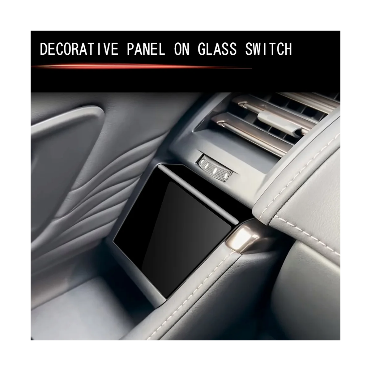 Автомобильный яркий черный Gl переключатель верхняя панель украшение для двери