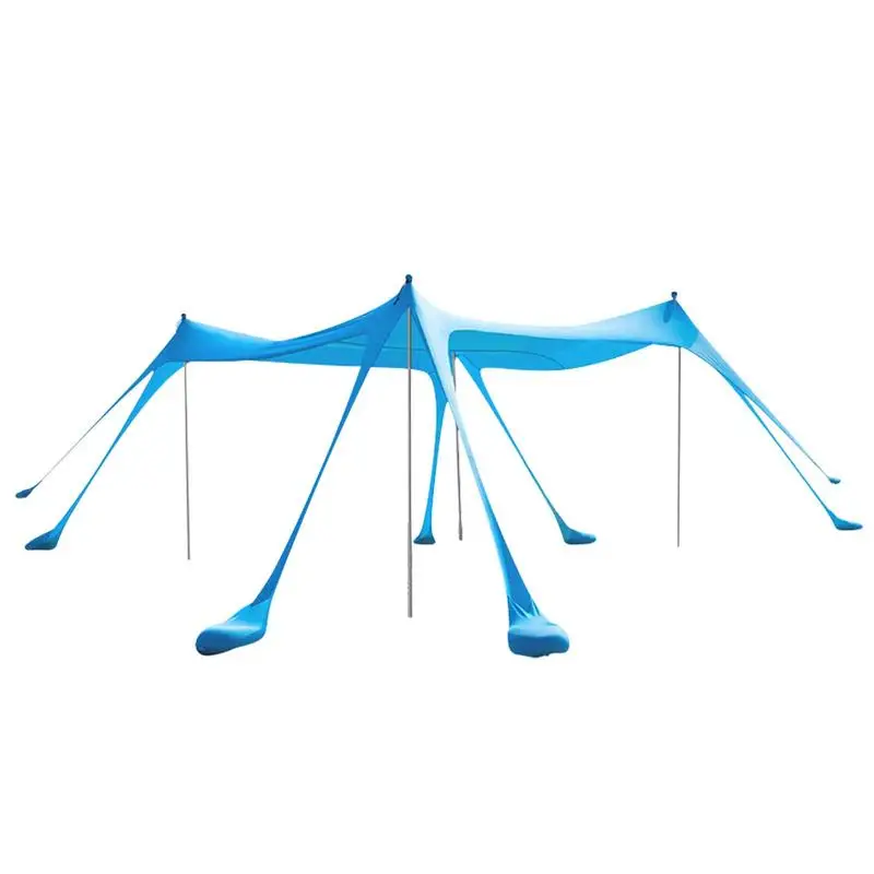 

Beach Shade Canopy Pop Up Beach Tent Sun Shade UPF50 6.6ft Tall Portable Easy Setup Outdoor Sun Tents For Beach Lightweight