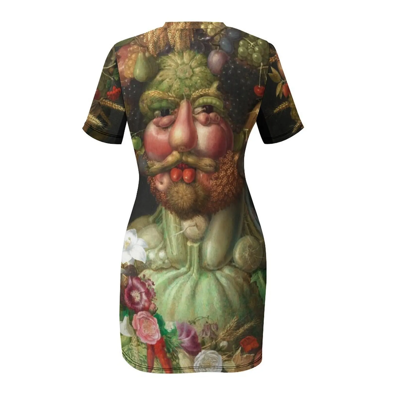 Rudolf II as Vertumnus by Giuseppe Arcimboldo 1591 Платье с короткими рукавами летнее женское платье 2023