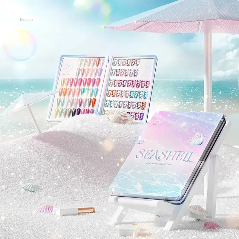 Eleanos Seashell 48 цветов элегантный набор для коллекции гель-лаков с единорогом