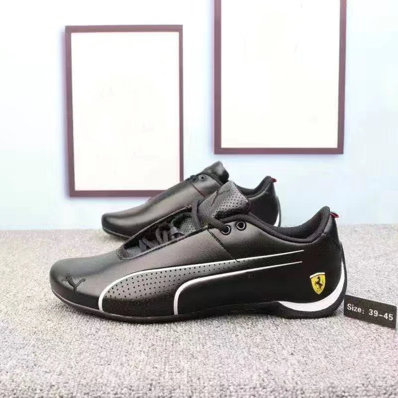 

The latest official flagship store free shipping business casual leather men's shoes Ferraris racing shoes men's white shoes