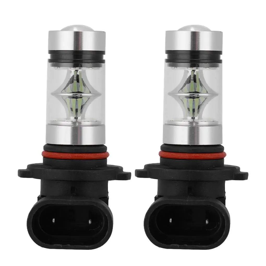 

2pcs 9005 H10 9145 8000K Ice Blue 100W LED Headlight Bulbs Fog Light Lamp