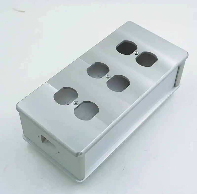 Полностью алюминиевый корпус питания HiFi США DIY Box Американский стандартный