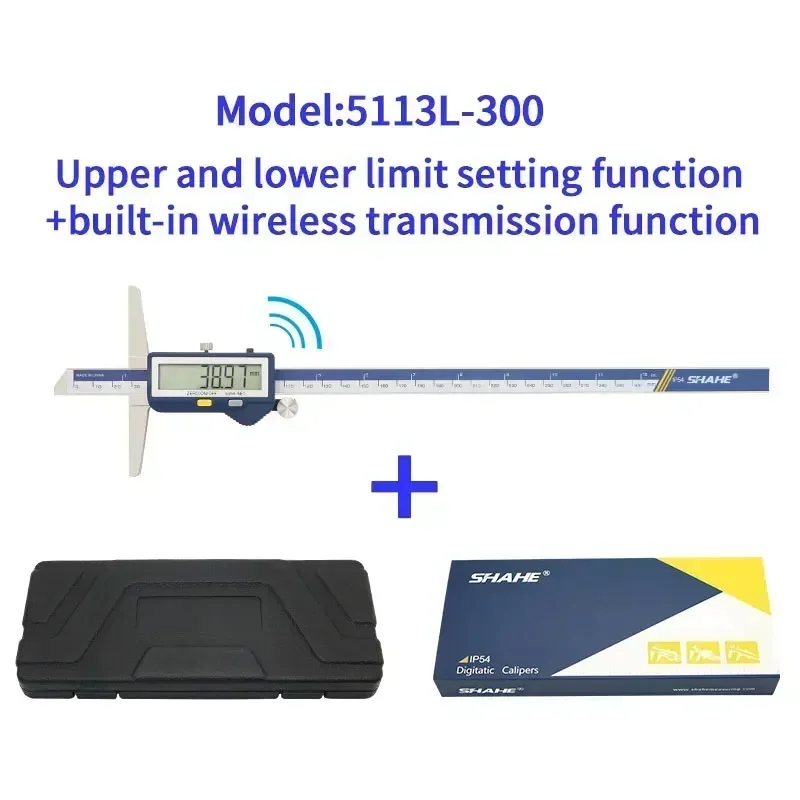 

Штангенциркуль SHAHE, цифровой Электронный штангенциркуль с ЖК-дисплеем, глубина 150/200/300 мм