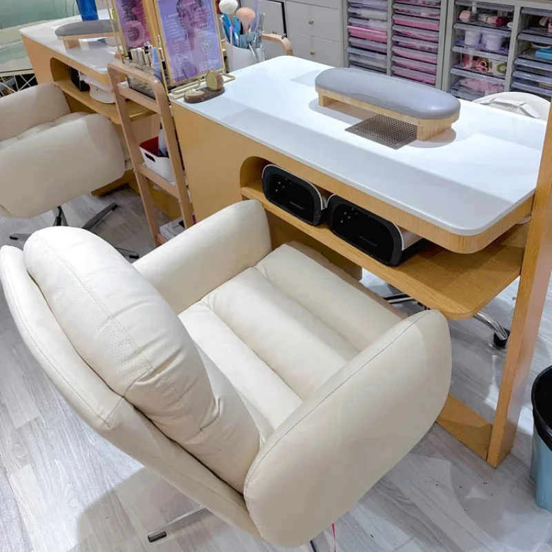 Магазин маникюрного стула стул со спинкой для макияжа в спальне легкий роскошный