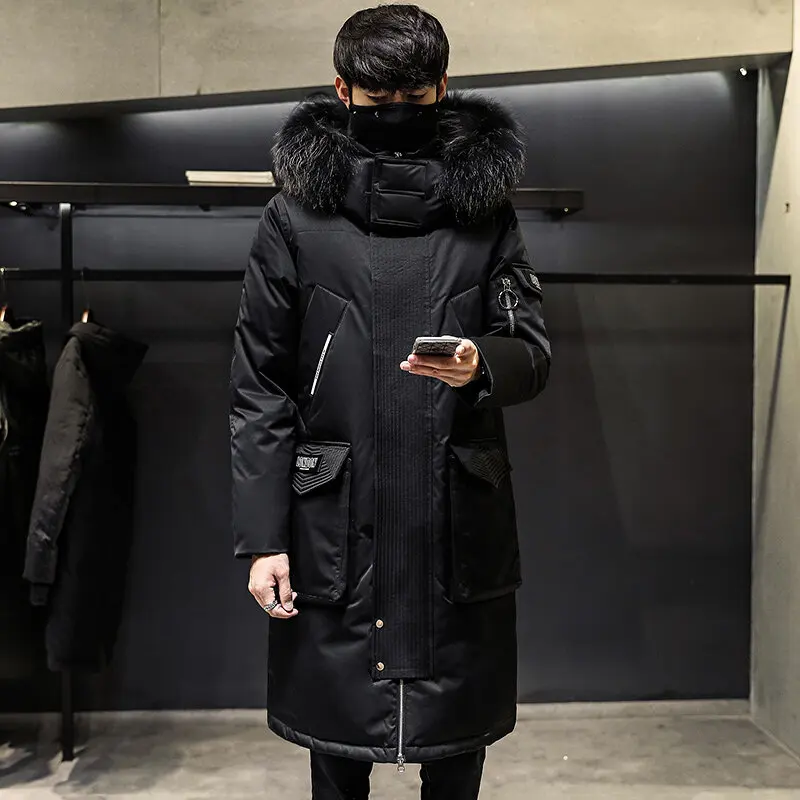 Oversized Down jacket Thickened fashion Outdoor Running men fx Parkas