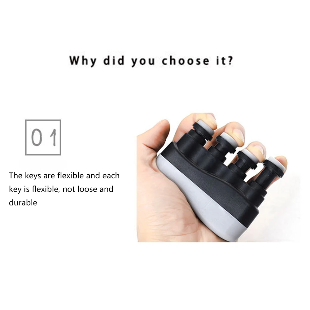 3lbs 5lbs Guitar Hand Finger Exerciser Grip Power Trainer for Guitars Bass Piano Sensitivity Strengthener kids Adult - купить по