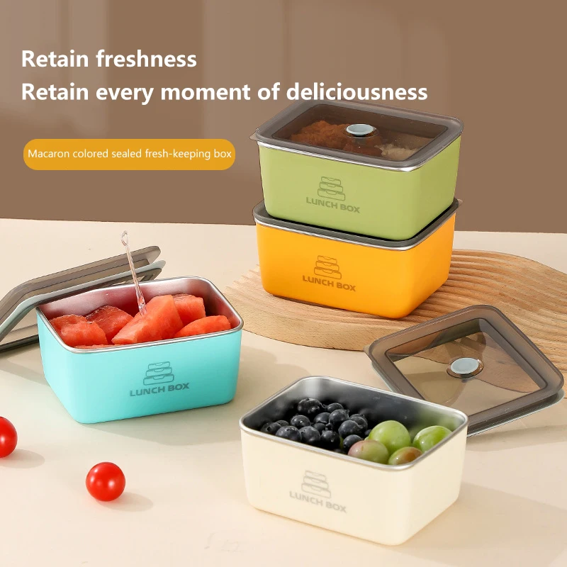 Контейнер Для Хранения Продуктов Питания Из Нержавеющей Стали С Крышкой