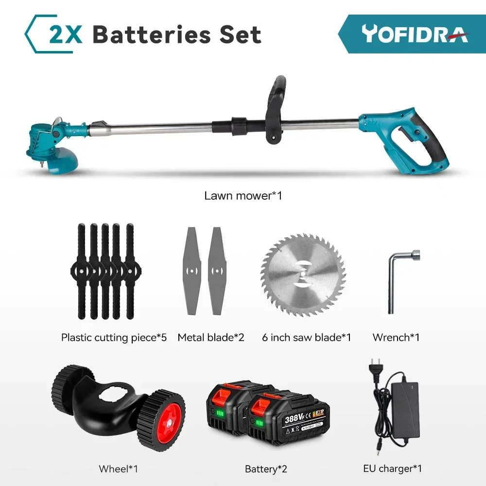

Yofidra электрическая газонокосилка для Makita 18В