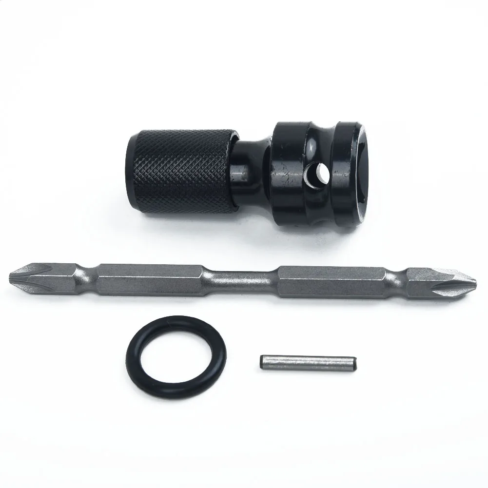 

Shaft Socket Adapter Driver 4pcs/Set Nut-on bit Hex 100mm Extension Drill Bit Universal Wrench 1/2\\\\\\\" to 1/4 \\\\\\\" New