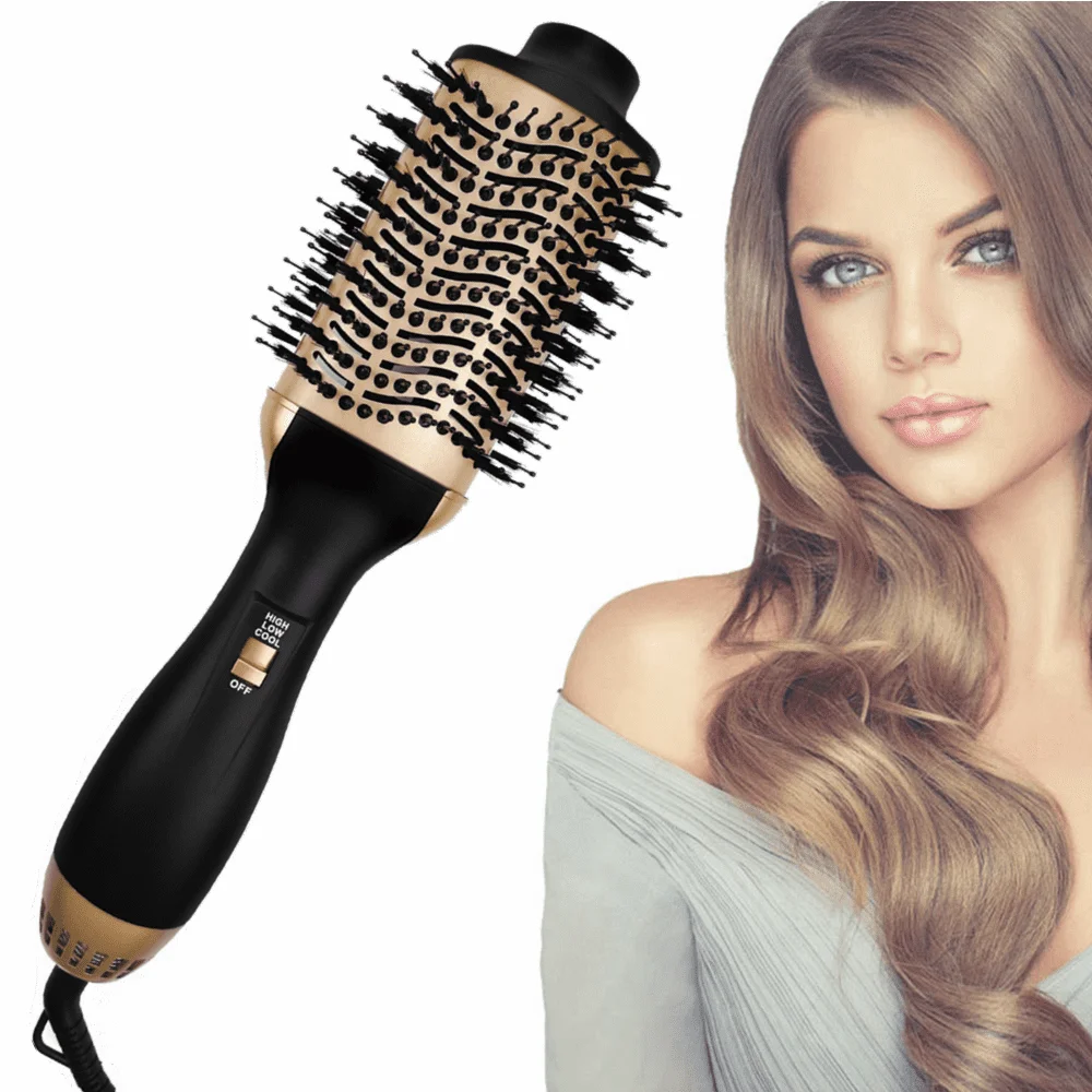 

Hair Dryer Brush, Upgraded 4 in 1 Hair Brush, Negative Ionic Hair Styler for Salon, Drying, Straightening, Volumizing, Lightweig