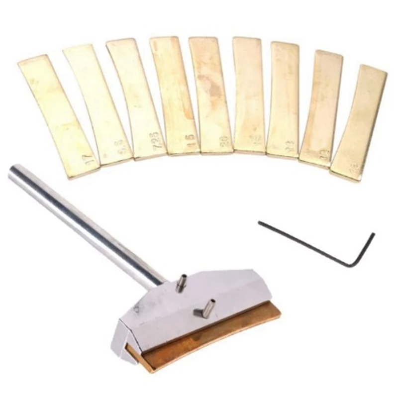 

Electric Guitar Repair Tool, Alloy Fingerboard Pressure Plate Inserts Musical Instrument Accessories-Gold