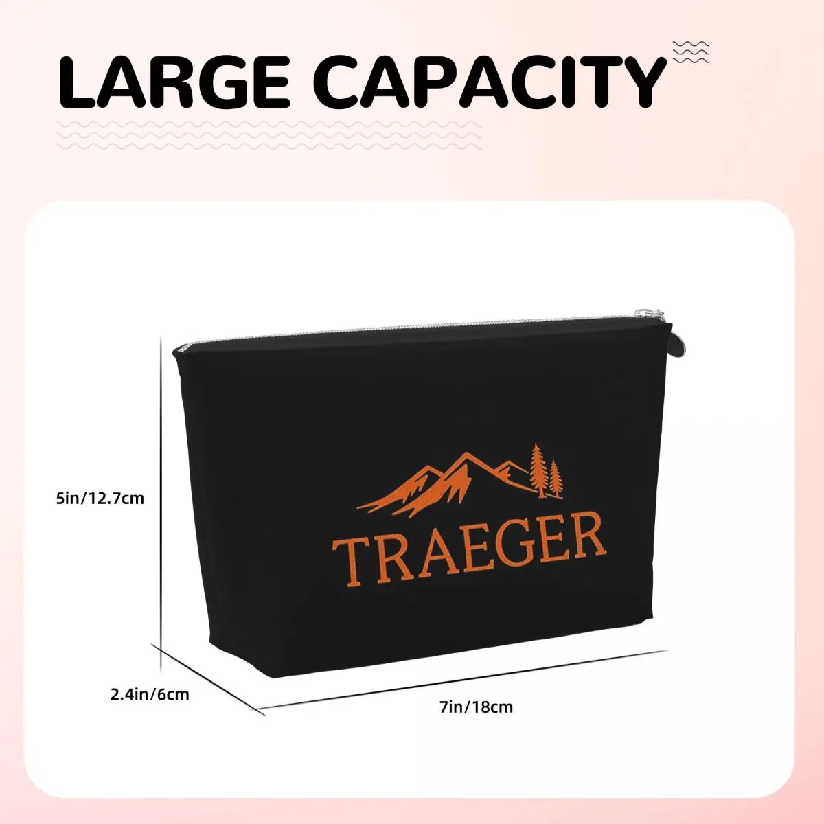 Фото Traeger Pellet Grill дым BBQ Essential женская косметичка дорожный органайзер для макияжа сумка для хранения туалетных принадлежностей Dopp Kit Box №2