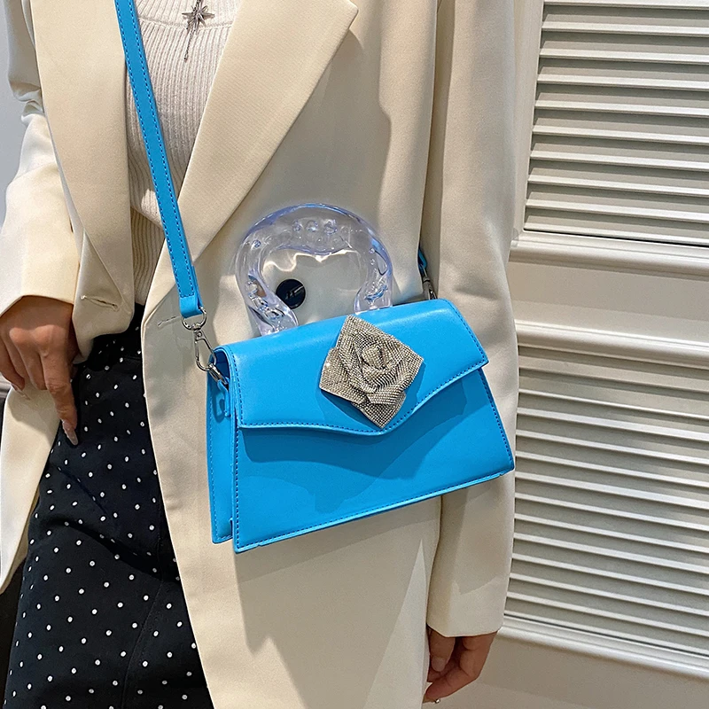 Брендовая зеленая сумка на плечо из искусственной кожи вечерняя дамская сумочка