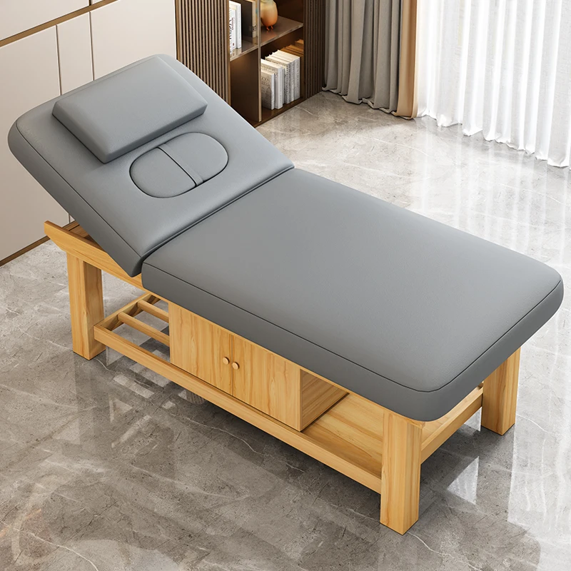 Деревянный массажный стол портативный красота эстетическая татуировка складные