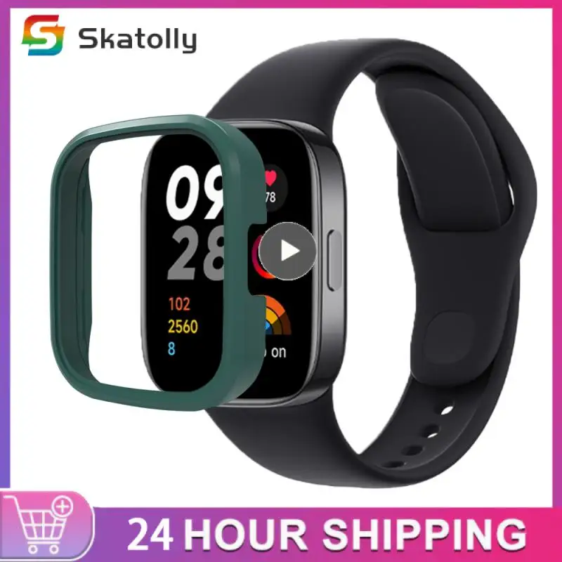 

Anti-fall Case Protective Shell For Redmi Watch Anti Knock Watch 3 Screen Bumper Frame Shockproof Protective Shell Comfortable