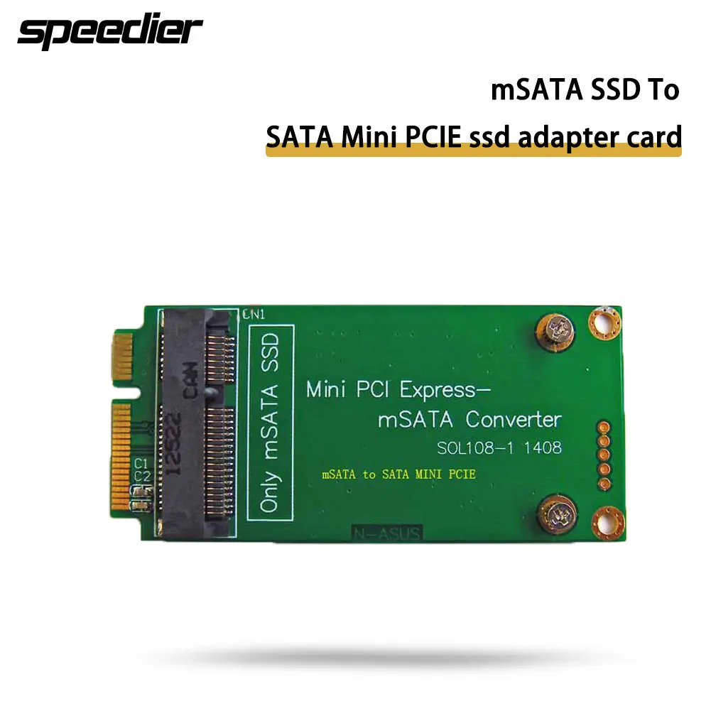 

MSATA SSD на SATA Mini PCIE Ssd адаптер карты Mini PCI Express на mSATA конвертер